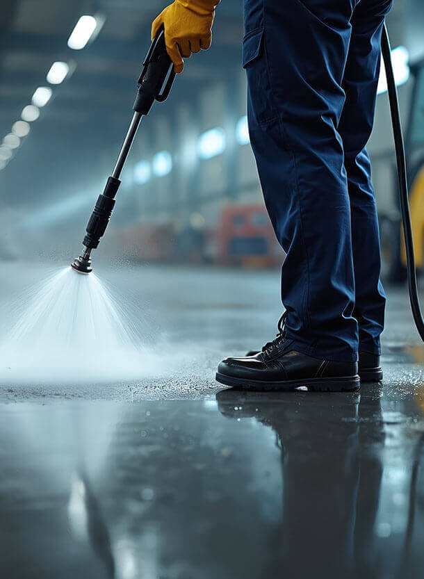 commercial pressure washing