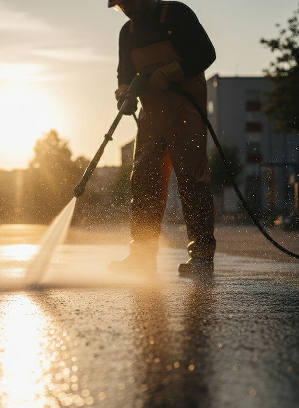 Express Parking Lot Power Washing